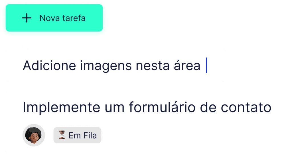 Uma mensagem de texto com a foto de um homem e uma mulher.