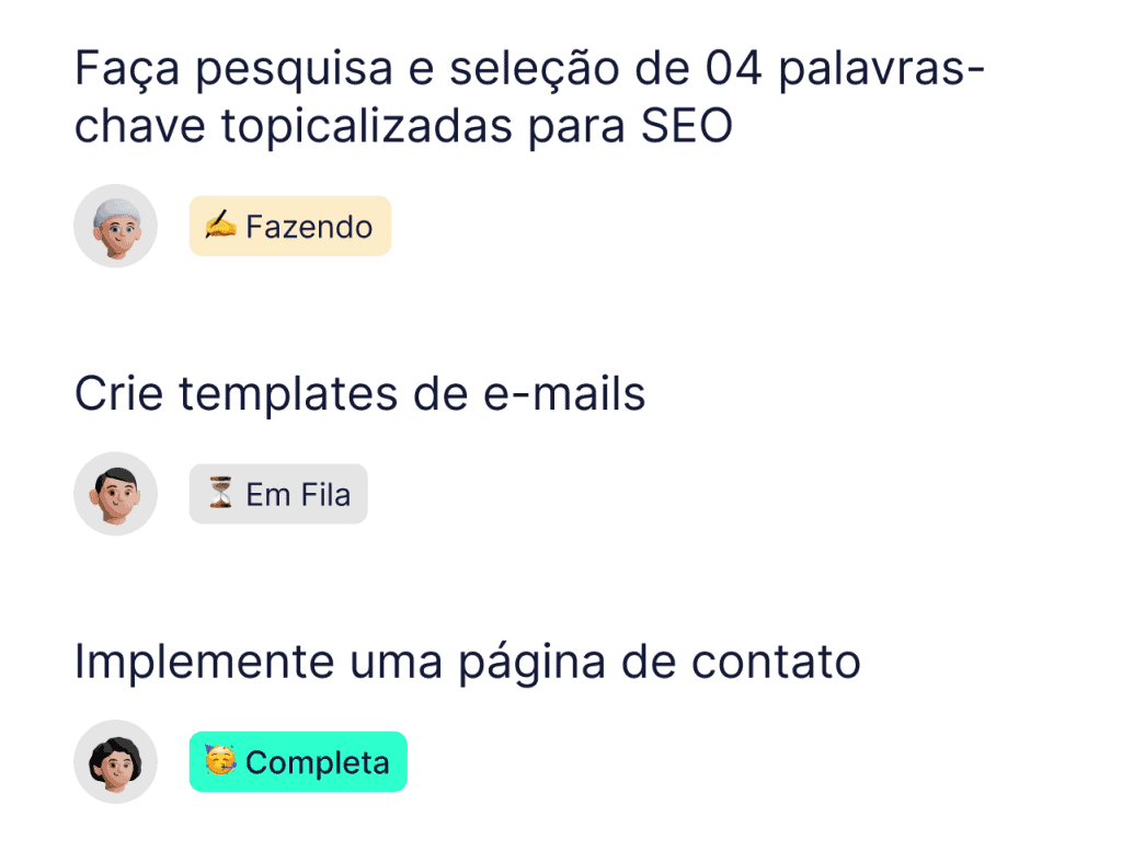 Uma captura de tela de uma página com o texto 'faças de seleção de 40 palavras .